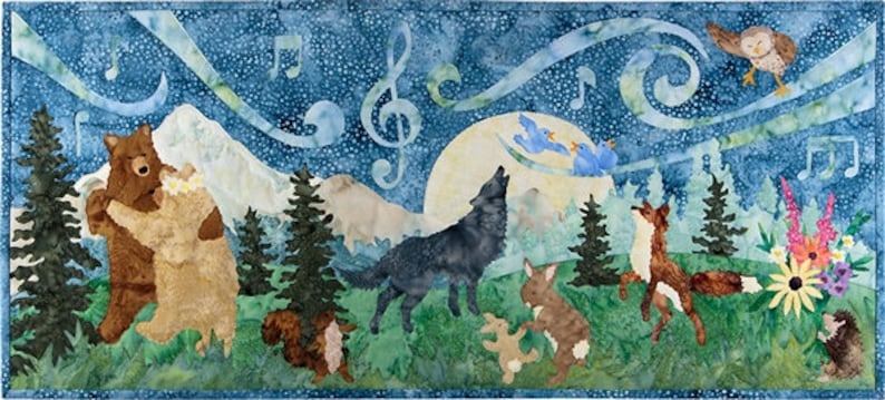 Forest Song by McKenna Ryan Laser Cut Fabric Kit **Embellishments sold separately**