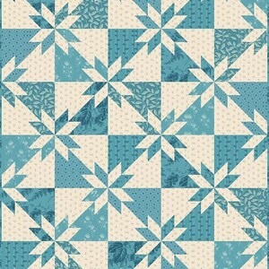 Laundry Basket Quilts Sky and Sea Pieced Pattern image 4