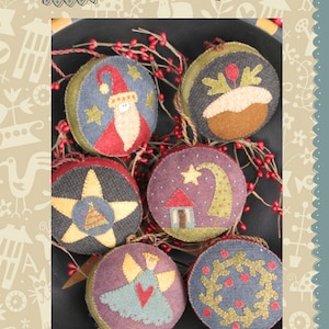 Hachés et rapiécés - Boules de Noël aux petits fruits - Motif - Nouveau