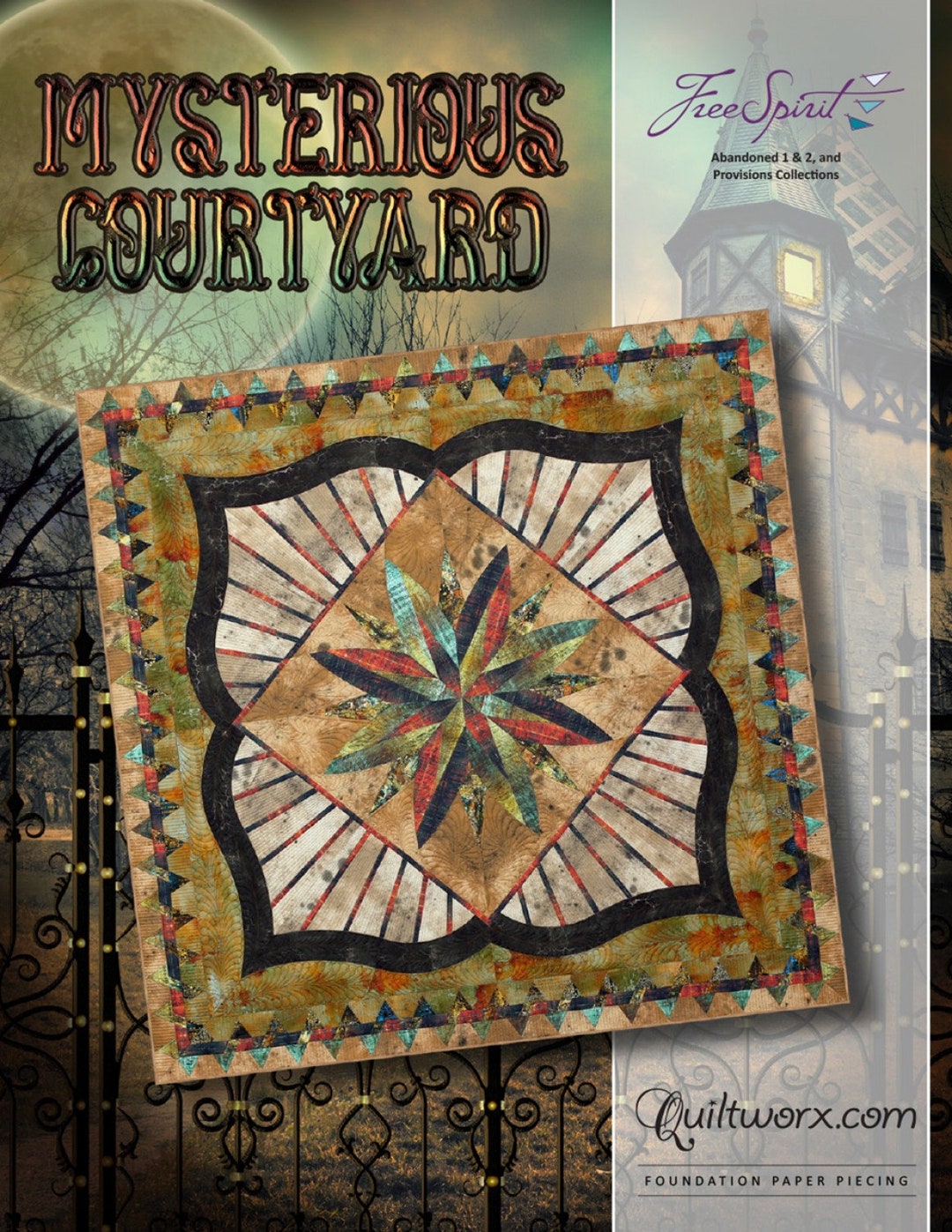 Quiltworx - Mysterious Courtyard - Pattern - New! - Etsy