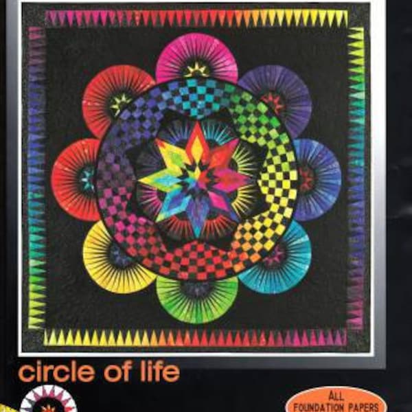 Circle of Life Quilt Pattern - Etsy