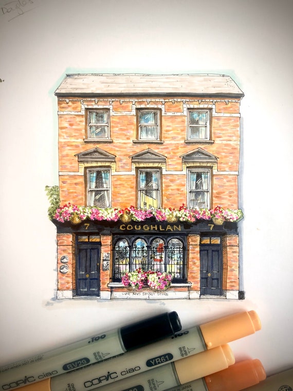 Coughlan’s, Douglas Street, Cork. 7”x7” Print- Cork City - Ireland - Cork pub - Irish Art-Prints of Cork