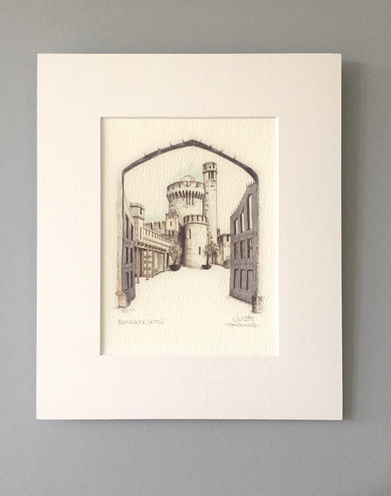 Blackrock Castle, Cork. 12"x10"