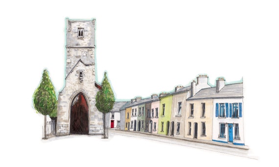 Red Abbey, Cork. 12”x8”