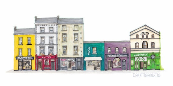 Pembroke street, Cork city, Cork. 12"x8"