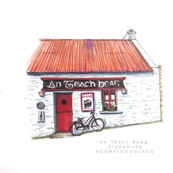 An Teach Beag, Clonakilty. 7”x7”