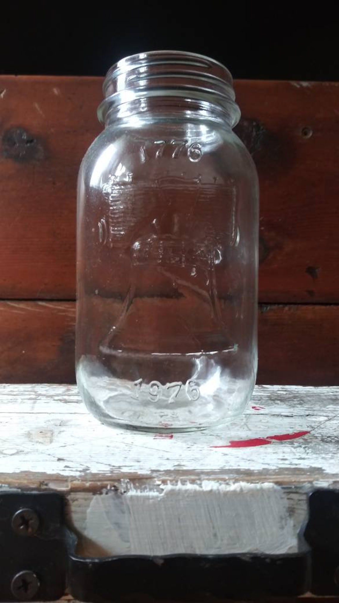 Bicentennial Mason Jar Etsy