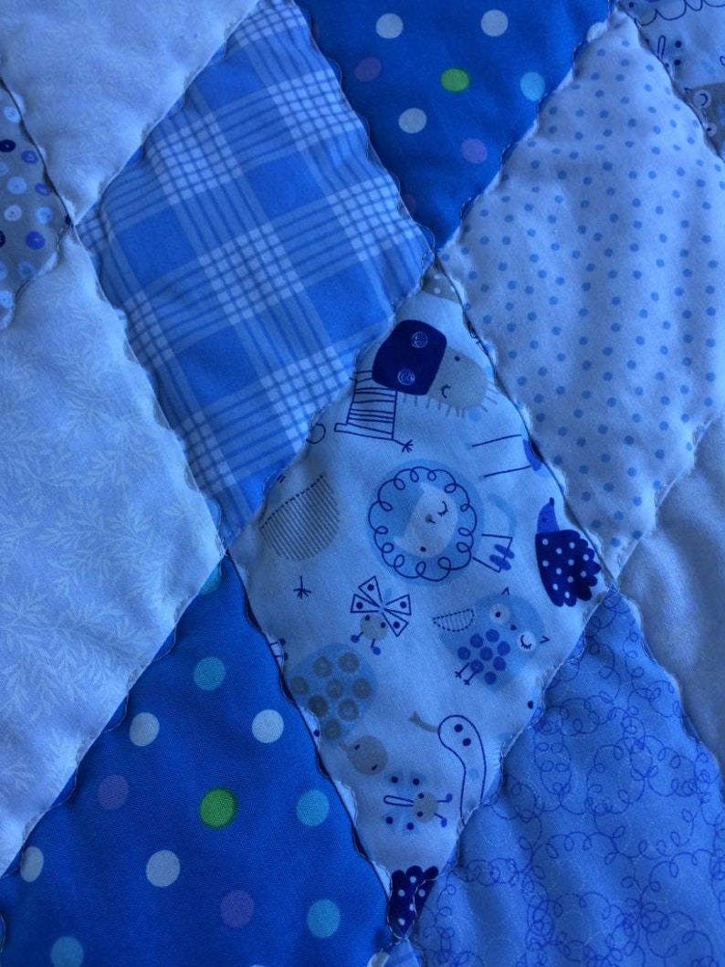 Patchwork Diamonds Quilt