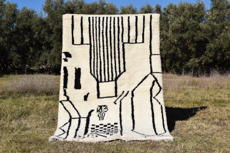 Berber Handmade Home Decor Design Carpet Moroccan Furniture Etsy