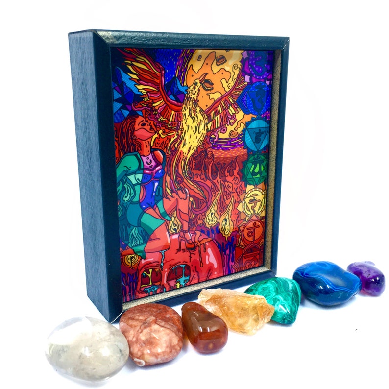 Spirit of the Flame Framed Mini Art Print