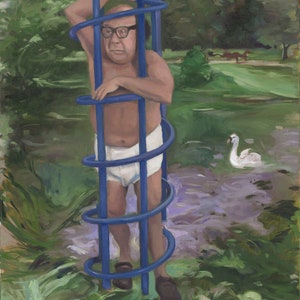 Danny Devito Frank Reynolds em um Monet