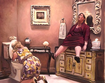Bridesmaids movie painting