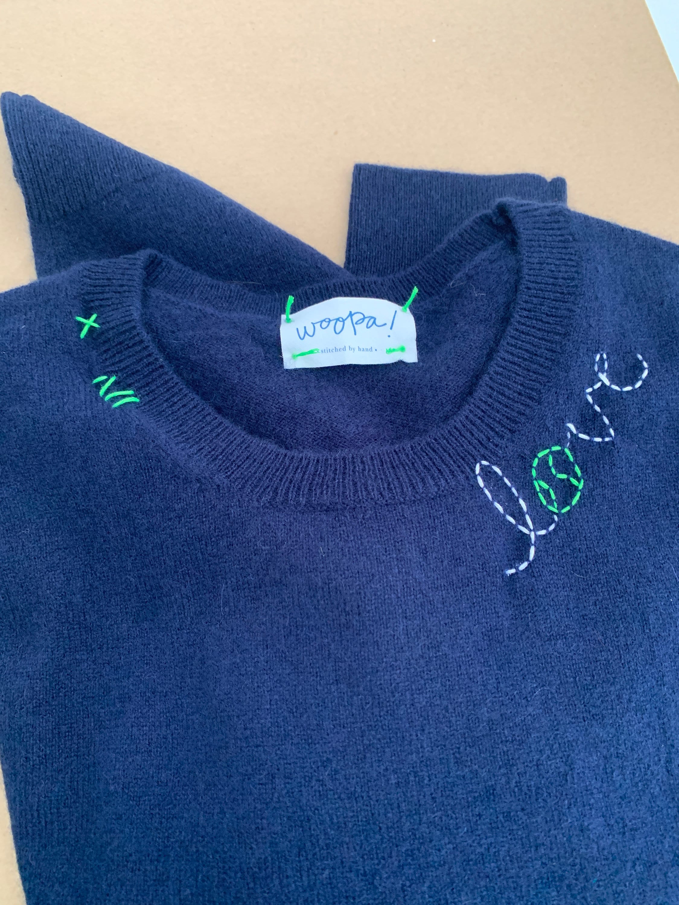 Tennis LOVE- cashmere sweater