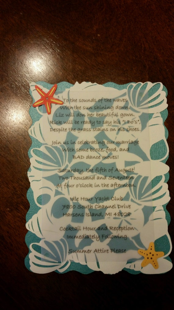 beach theme invitations summer themed invitations