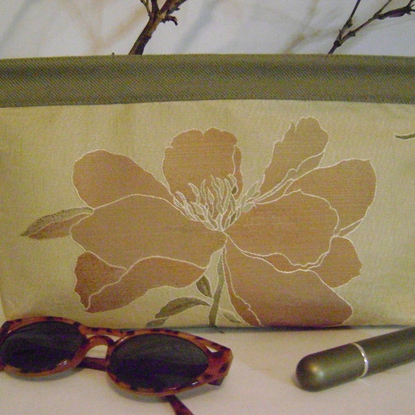 Floral Clutch / Privacy Pouch / Travel Pouch