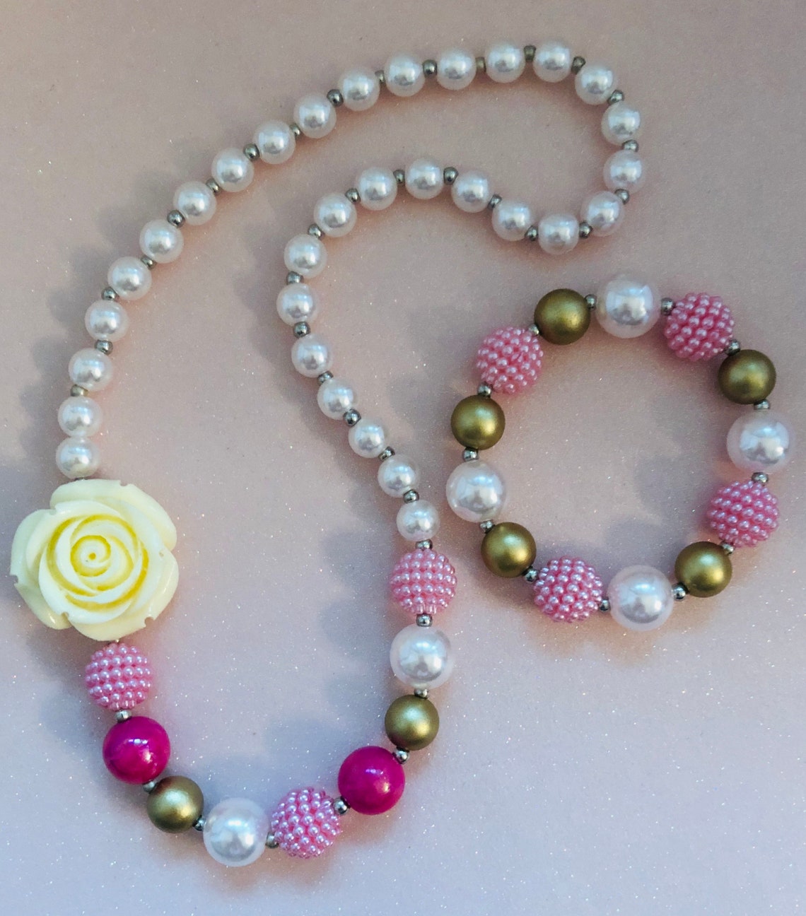 Kids Jewelry Set Little Girl Jewelry Set Children's Etsy