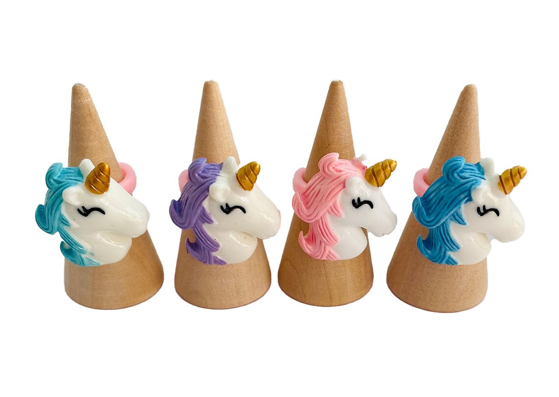 MONKIMAU - Einhorn Kinderring 925 Sterling Silber