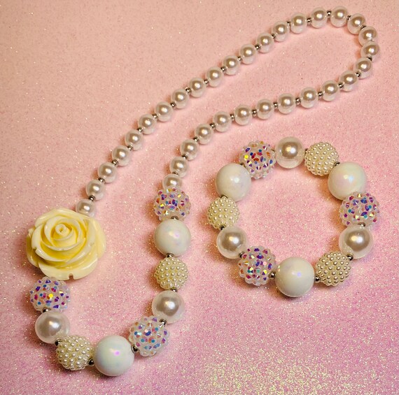 Kids Jewelry Set Gift for Her Childrens Jewelry Set Chunky Etsy