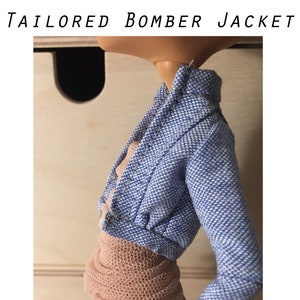 Taillierte Bomberjacke - Schnittmuster und Anleitung
