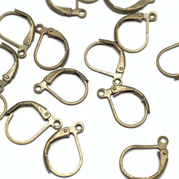 Antique Bronze Earrings Etsy