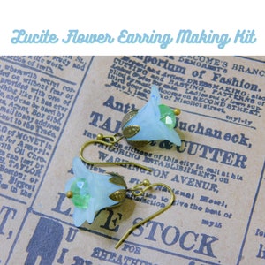 Lucite Lily Earring Kit