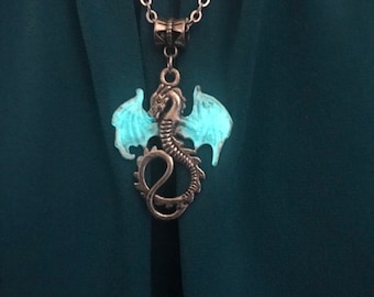 Glow in The Dark Dragon Necklace
