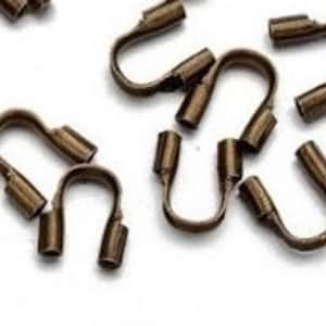 Pack of Wire Guardians, 5mm x 4mm x 1mm, Multiple Finish, Jewelry Making Supplies
