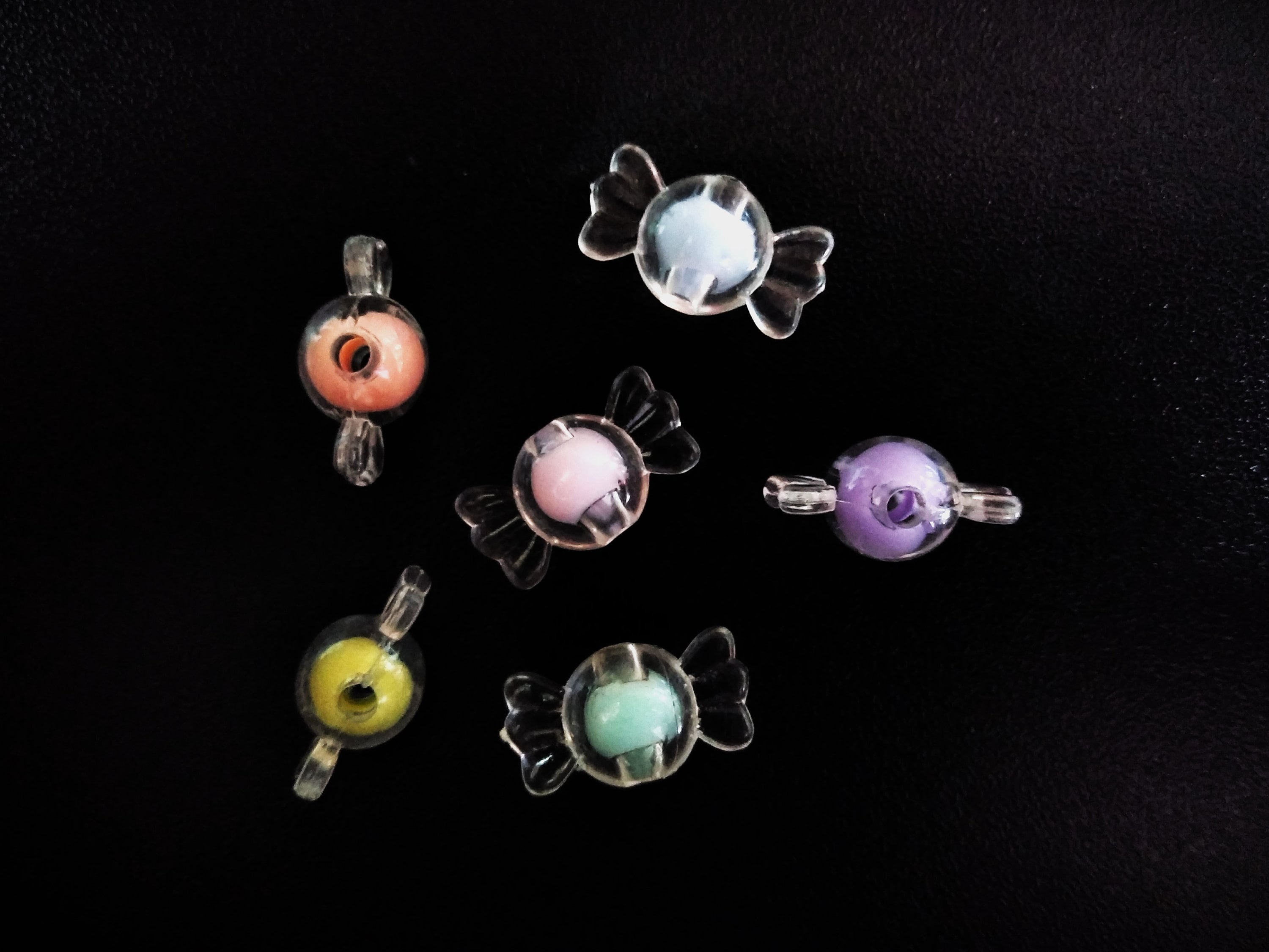 Bead in Bead Candy Beads Mixed Colors 9mm X 17mm, 2mm Hole - Etsy