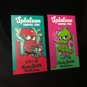 Splatoon 2 Enamel Pins