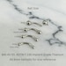 Trinity Titanium Internally Threaded Minimalist Vertical Labret, Rook ...