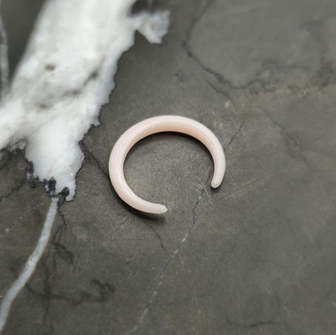 Nose Rings Piercing Retainer Septum Clear Piercing Jewelry Clear