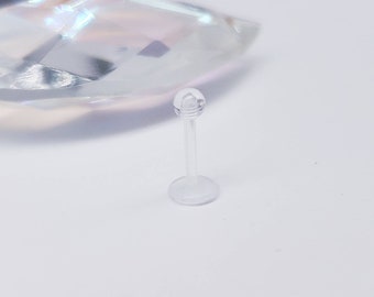 Bioflex Push Fit Retainer For Labret, Monroe, Lip, Nose & Ear Piercings – 16g, 2.5mm Ball 2 thumbnail image
