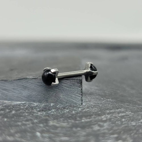 Large Spike Bridge Piercing 14g Internally Threaded Straight Etsy