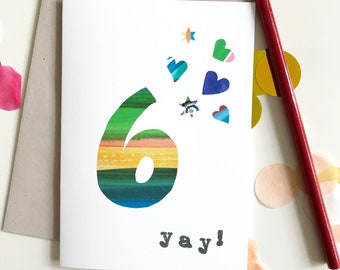 6th Birthday card