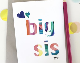 Big Sis card.