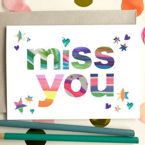 Carte Tu me manques.