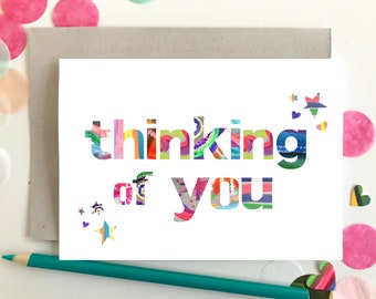 Thinking of you card/Sympathy Card/Get Well Soon card.