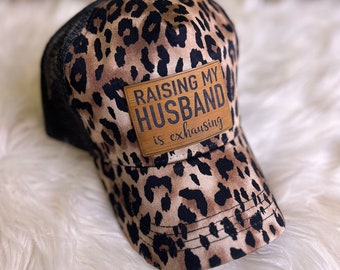 Raising my Husband Cheetah Hat