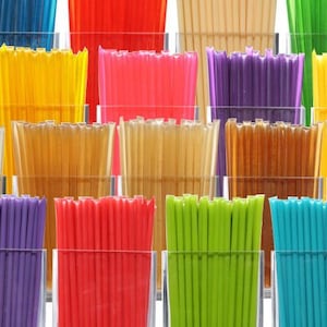 50-100 Honey Sticks assorted flavors, honey stix, honey straws, stockingstuffers, wedding favor, shower favors, healthy treats, Kosher gift