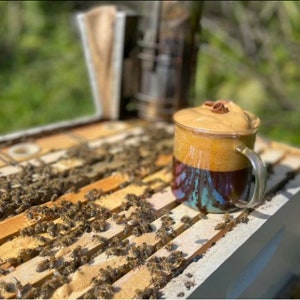 Espresso Coffee Honey Infused Raw Unfiltered Honey with Italian Expresso creamed regular