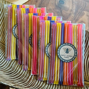 Honey Sampler Variety Pack 2 of each - Wildflower, Watermelon, Lemon, Orange, Blackberry, Raspberry, and Cinnamon Stick 14 count Easter Gift