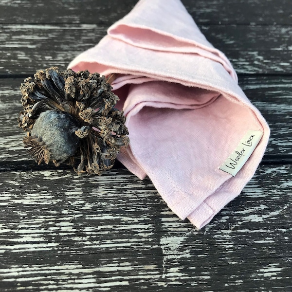 Linen napkin. Washed soft linen table napkin. Natural stonewashed linen napkin set of 4 6 8 10 12. Gray table decor