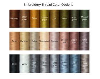 Personalization Add-on. Custom Embroidery for WonderLinen products, Personalized linen items with name, letters or monogram