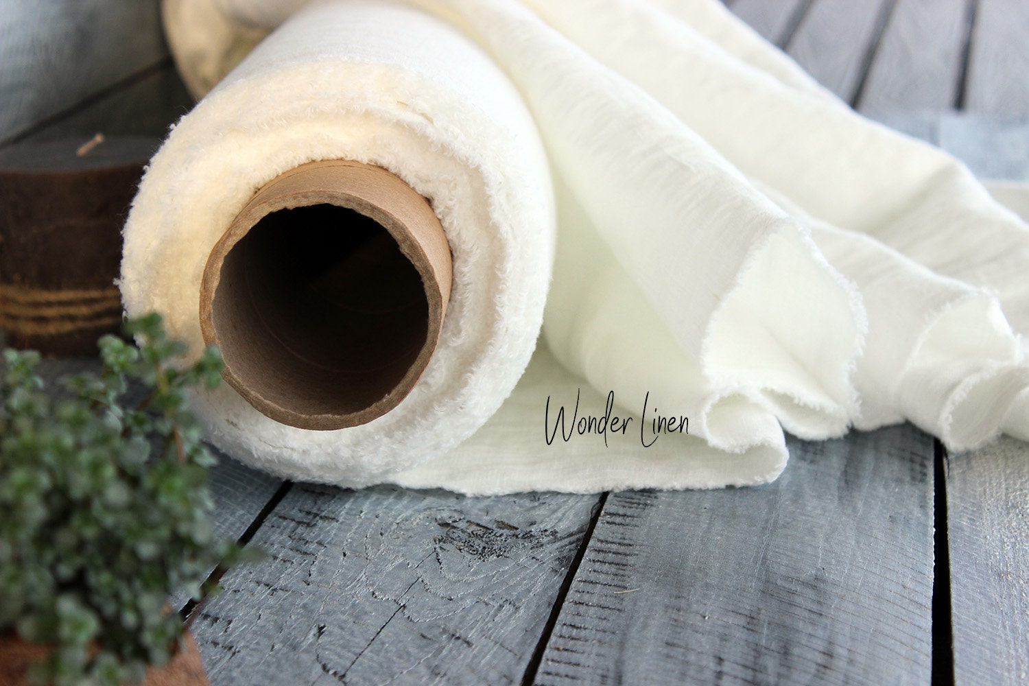 Pure 100 Linen Fabric / off White Soft Washed Flax by Meter Etsy