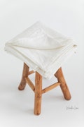 Linen flat sheet. Washed soft linen king bedding in Ivory. White stonewashed queen, king, twin sheet. Cream custom size flat sheet