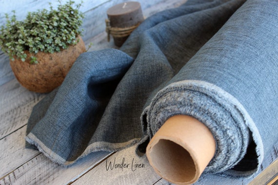 denim look linen trousers