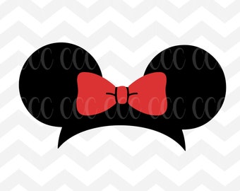 Download Mickey Mouse Ear Hat SVG Cutting File | Etsy