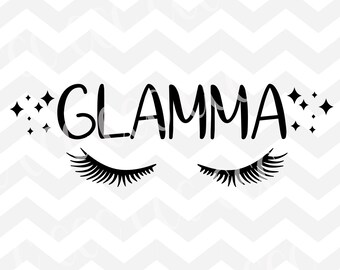 Download Glamma svg | Etsy