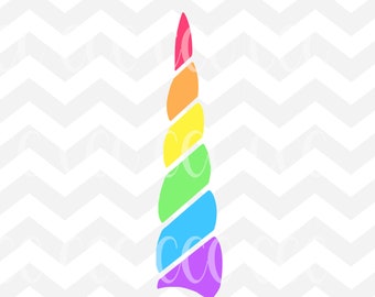 unicorn horn svg etsy