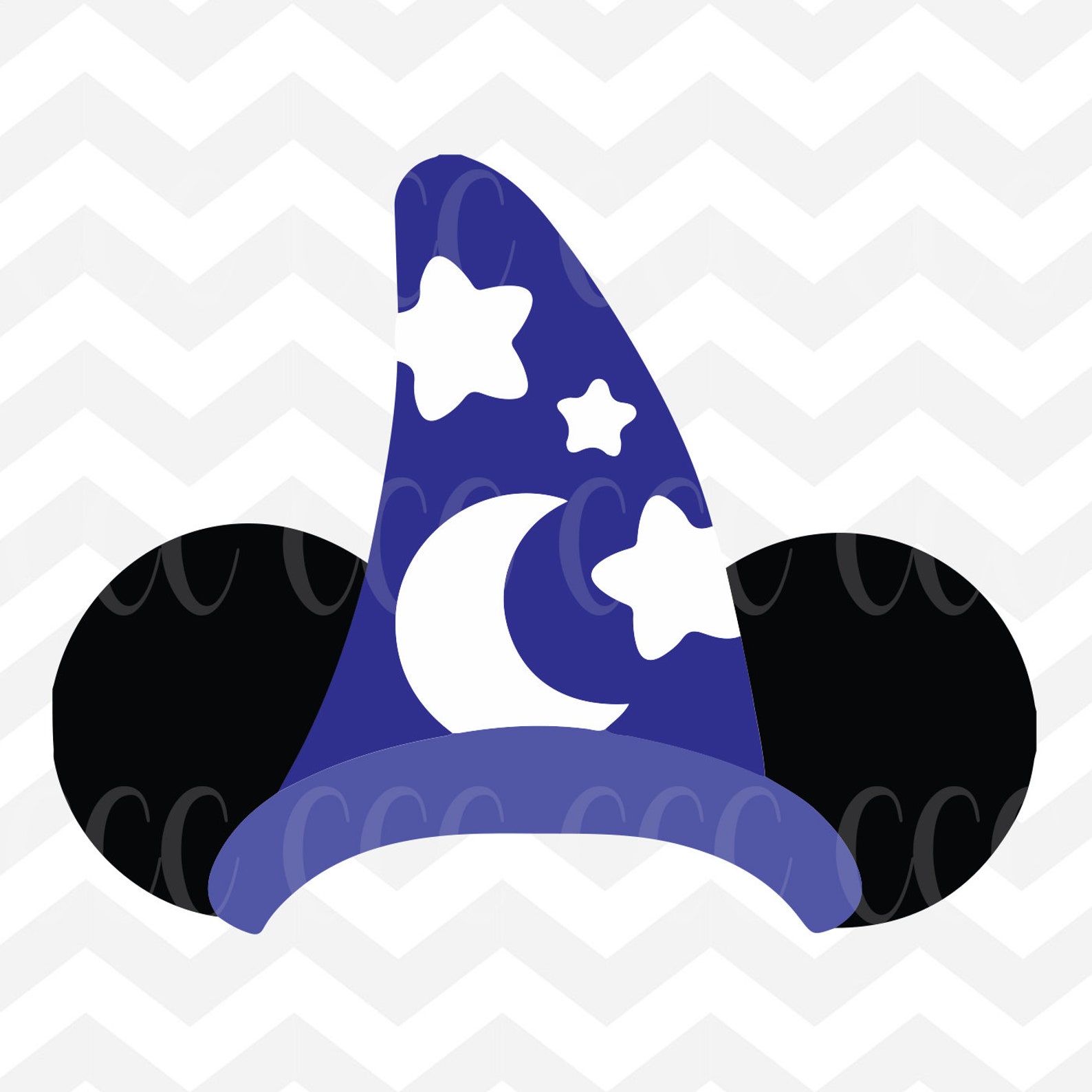 Mickey Mouse Sorcerer Hat SVG Cutting File Etsy